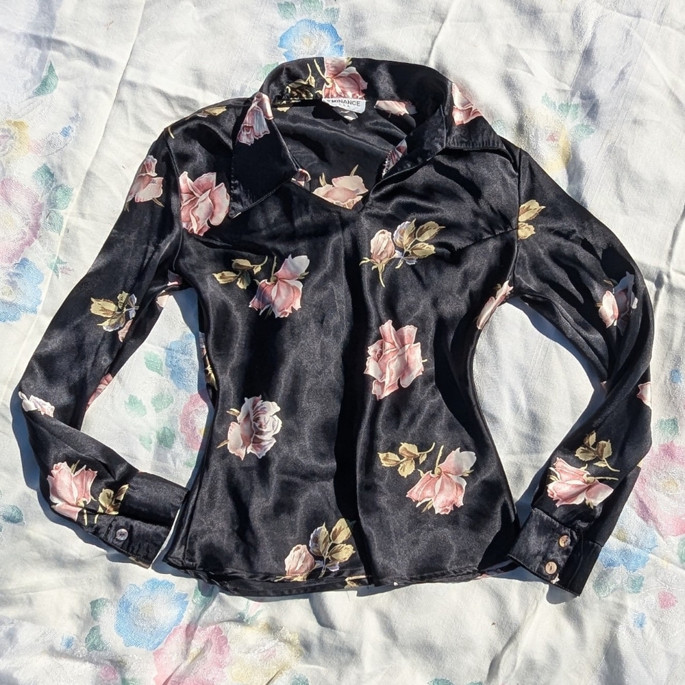 Vintgae Satin Blouse